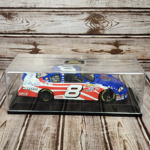 2007 Dale Earnhardt Jr. #8 DEI Stars And Strips Nascar 1:24 Diecast in Case - Picture 5 of 8